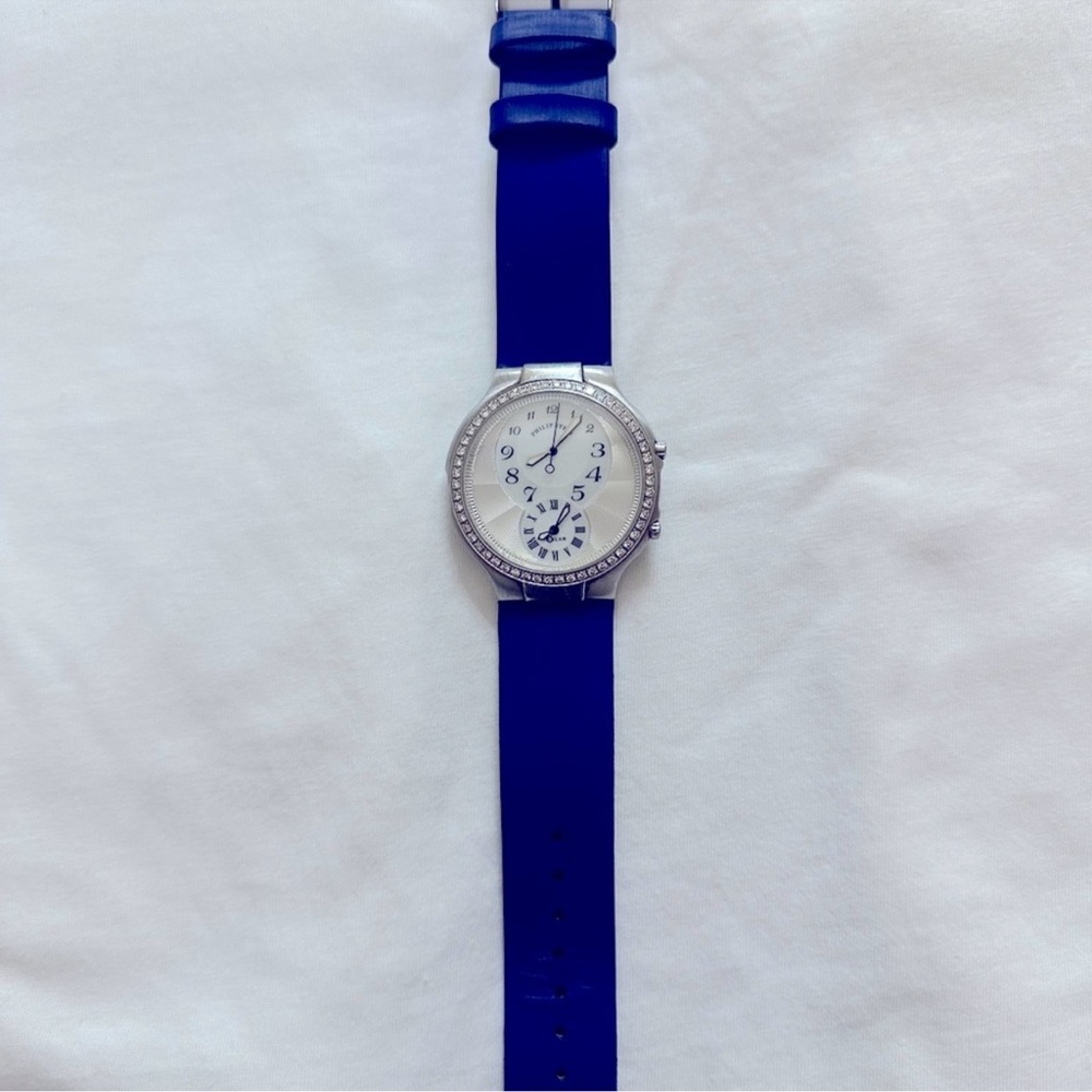 Philipp Plein Blue and Silver Women's Watch